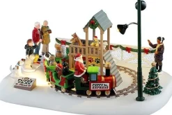 Lemax General kerstdorp puppy play park (puppy opvang) 26,7 x 20,3 x 30,4 cm