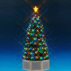 Lemax General kersthuisje have a blue christmas (kerstboom) D 17 H 39 cm