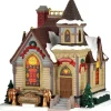 Lemax Harvest Crossing kersthuisje maple lane chapel (kerk) 22,9 x 18,4 x 26,8 cm