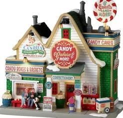 Lemax Harvest Crossing kersthuisje candy galore & more (snoepwinkel) 12,5 x 21 x 20 cm