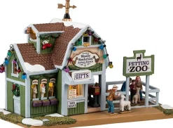 Lemax Harvest Crossing kerstdorp woolly wonderland ranch (kinderboerderij) 11,5 x 21,5 x 13 cm