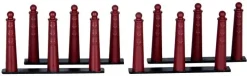 Lemax kerstdorpminiatuur Amsterdammertje 4 stuks H 3,8 cm