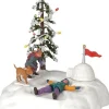 Lemax kerstdorpminiatuur angel's wings (sneeuwengel) H 12,5 cm