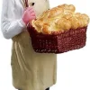 Lemax kerstdorpminiatuur bread delivery (levering brood) 2,7 x 2,5 x 6,7 cm