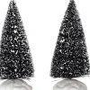 Lemax kerstdorpminiatuur bristle tree small 2 stuks H 10,7 cm