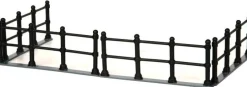 Lemax kerstdorpminiatuur canal fence (hek) 4 stuks H 3,5 cm