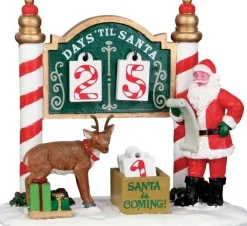 Lemax kerstdorpminiatuur christmas countdown H 10,5 cm