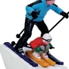 Lemax kerstdorpminiatuur coming through (skiër) H 7,5 cm