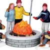 Lemax kerstdorpminiatuur fire pit (vuurplaats) H 7,5 cm