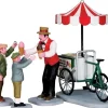 Lemax kerstdorpminiatuur gelato cart (ijskraam) H 9,3 cm
