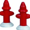 Lemax kerstdorpminiatuur Metal Fire Hydrant (brandkraan) 2 x 4 x 4,3 cm 2 stuks