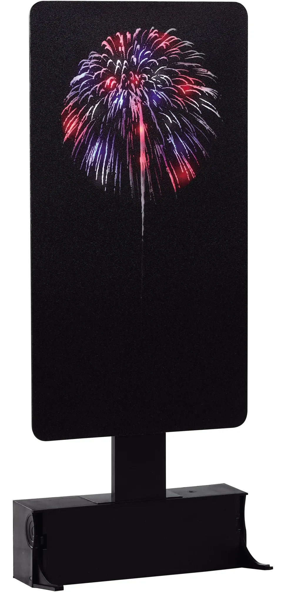 Lemax kerstdorpminiatuur red, white, blue fireworks (vuurwerk) 12,5 x 3 x 28 cm