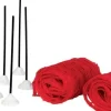 Lemax kerstdorpminiatuur ski racing net (skinet) 10 stuks H 9 cm