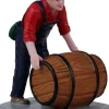 Lemax kerstdorpminiatuur The Wine Barrel (wijnvat rollen) 3,7 x 5,3 x 5,8 cm