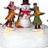 Lemax kerstdorpminiatuur the merry snowman (sneeuwpop) H 8,5 cm