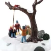 Lemax kerstdorpminiatuur tire swing twirl (bandschommel) 17 x 14,5 x 16,3 cm