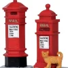 Lemax kerstdorpminiatuur victorian mailboxes (brievenbus) 2 stuks H 7,5 cm