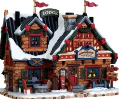 Lemax kersthuisje apres-ski lodge H 17 cm
