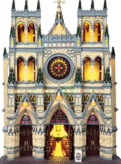 Lemax kersthuisje St. Patrick's cathedral (kathedraal) H 32 cm