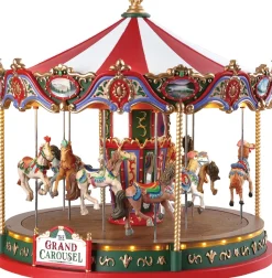 Lemax kersthuisje the grand carousel (carrousel) D 25 H 24 cm