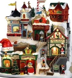 Lemax Santa's Wonderland kerstdorp santa's village (kerstman dorp) 26 x 9,5 x 26 cm
