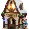 Lemax Santa's Wonderland kersthuisje donners den (donners stal) 8,7 x 10,2 x 13,7 cm