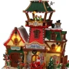 Lemax Santa's Wonderland kersthuisje North Pole Control Tower (Noordpool controletoren) 12,6 x 21,7 x 25,9 cm