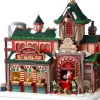 Lemax Santa's Wonderland kersthuisje santa's reindeer stables (rendier stal) 24,5 x 14,5 x 22,5 cm