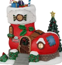 Lemax Santa's Wonderland kersthuisje no. 3 Elf Lane (kabouterhuis) 11,8 x 10,3 x 12 cm