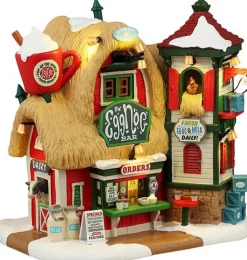 Lemax Santa's Wonderland kersthuisje eggnog bar (advocaat bar) 15 x 19,5 x 19,7 cm