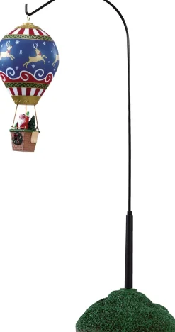 Lemax Santa's Wonderland kerstdorp reindeer hot air balloon ( kerstman in ballon) 15,9 x 9,8 x 30,2 cm