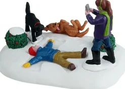 Lemax Vail Village kerstdorpminiatuur snow angels best friend (sneeuwengel) 8 x 10,3 x 7,1 cm
