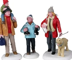 Lemax Vail Village kerstdorpminiatuur Going Skating (schaatsen) 5,3 x 9,2 x 8,3 cm 3-delig