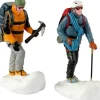 Lemax Vail Village kerstdorpminiatuur mountaineers (bergbeklimmers) 5,7 x 4,5 x 7,5 cm 2-delig