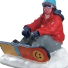 Lemax Vail Village kerstdorpminiatuur snowboarding breather (snowboarder uitrusten) 5,2 x 4 x 4,5 cm