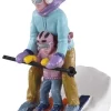 Lemax Vail Village kerstdorpminiatuur Mommy & me ski (samen skiën) 3,6 x 4,6 x 7,5 cm