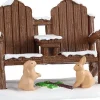 Lemax Vail Village kerstdorpminiatuur winter adirondack (winterse tête-a-tête tuinbank) 7,3 x 4 x 4,8 cm