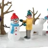 Lemax Vail Village kerstdorpminiatuur snowmen friends (sneeuwpop maken) 16,6 x 7,6 x 7,4 cm