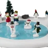 Lemax Vail Village kerstdorp secret snowman ball (sneeuwpop feest) 25,3 x 30,7 x 12,3 cm