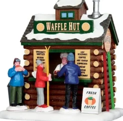 Lemax Vail Village kersthuisje Waffle Hut (wafelhut) 13,7 x 11,6 x 14,5 cm