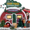 Lemax Vail Village kersthuisje farm fresh christmas trees (kerstboom verkoop) 22 x 13,5 x 15,5 cm