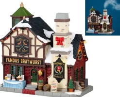 Lemax Vail Village kersthuisje hoffmans brat house (restaurant) 23 x 24,5 x 13 cm
