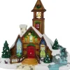 Lemax Vail Village kersthuisje bear creek chapel (kapel) 15,8 x 23 x 21,2 cm