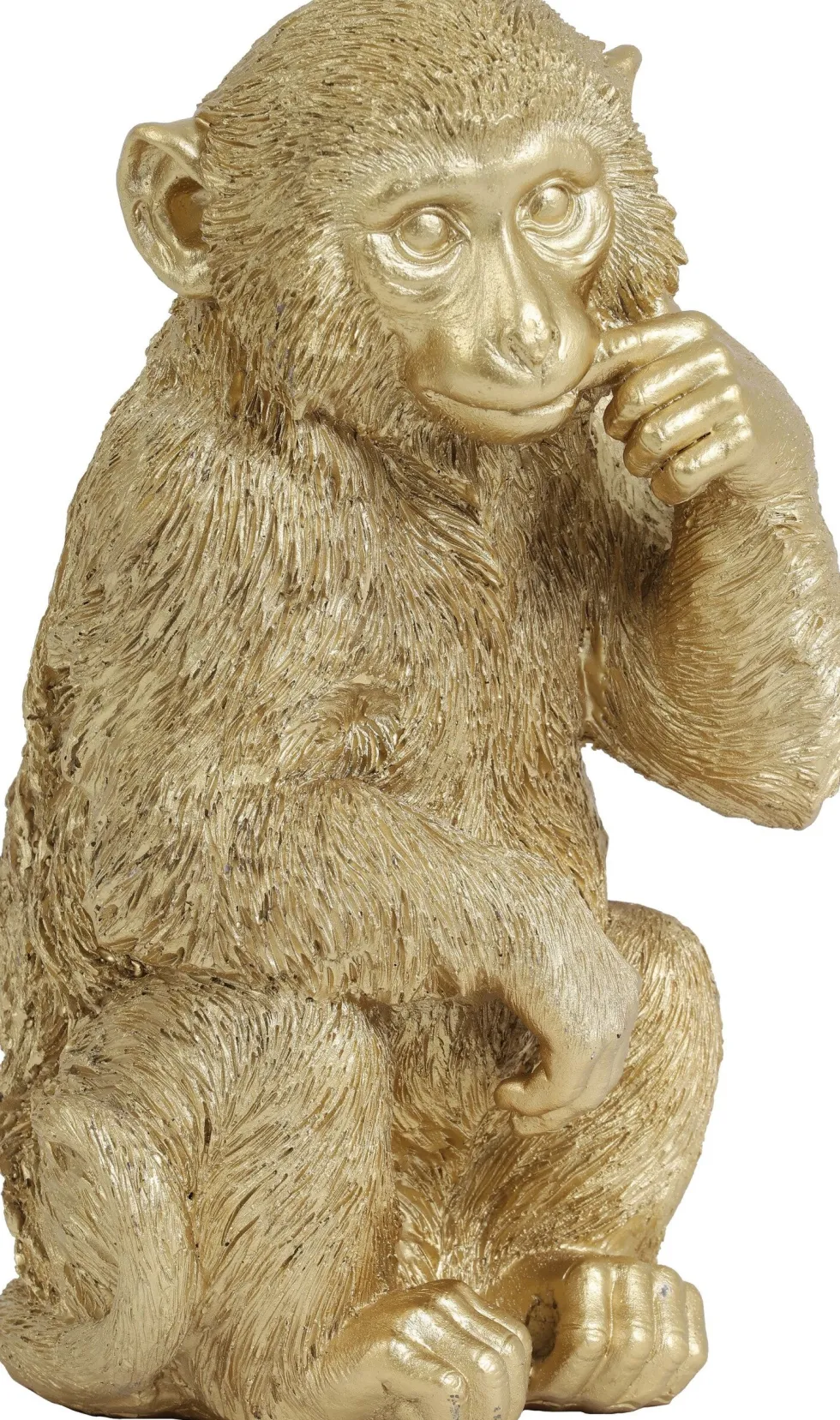 Light & Living kerstfiguur aap goud 16,5 x 15 x 30 cm