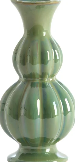 Light & Living vaas Naida groen D 11 H 22 cm