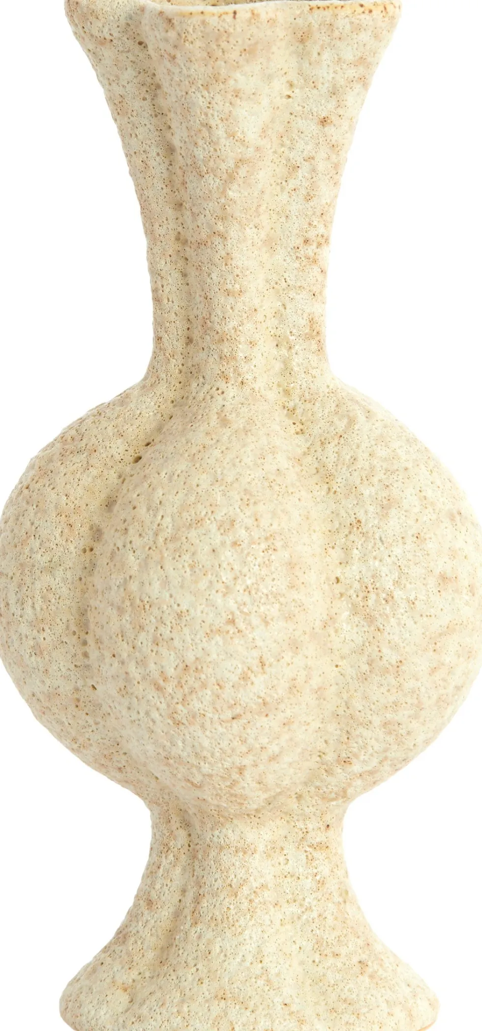 Light & Living vaas Savi beige D 8 H 17 cm