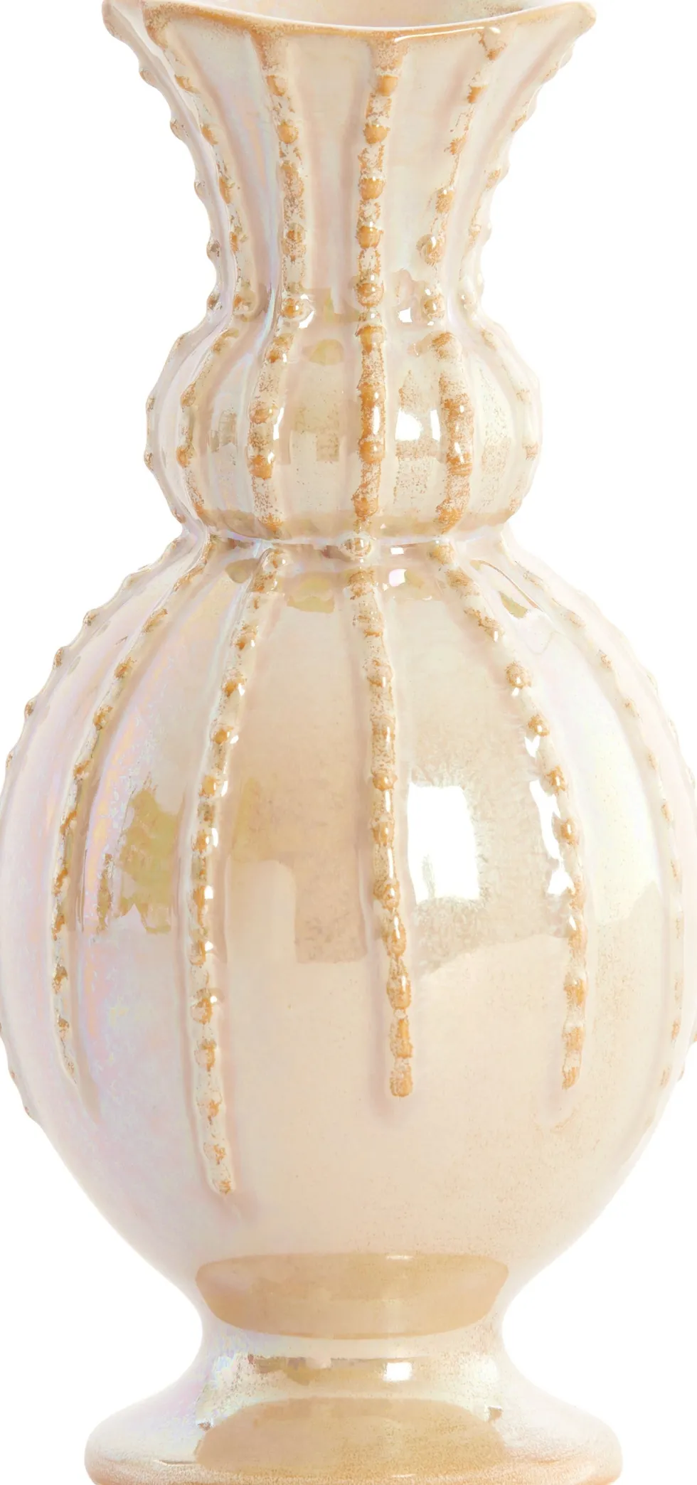 Light & Living vaas Sorrel beige D 8,5 H 17 cm