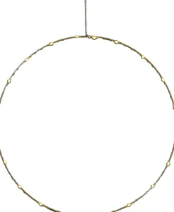 Luca Lighting kersthanger Bodhi goud met verlichting D 50 H 0,5 cm