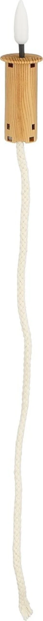 Luca Lighting LED kaars voor oliefles bruin D 2,5 H 4,5 cm