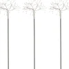 Luca Lighting tuinsteker Dandelion 70 cm met 180 lampjes warm wit 3 stuks